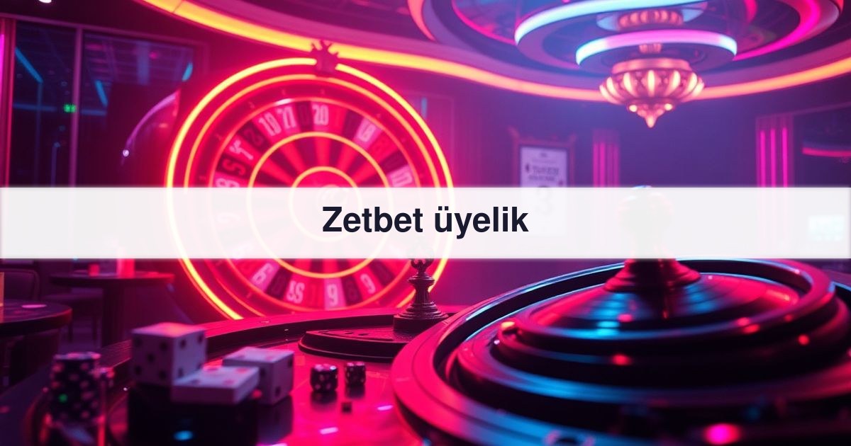 Zetbet üyelik