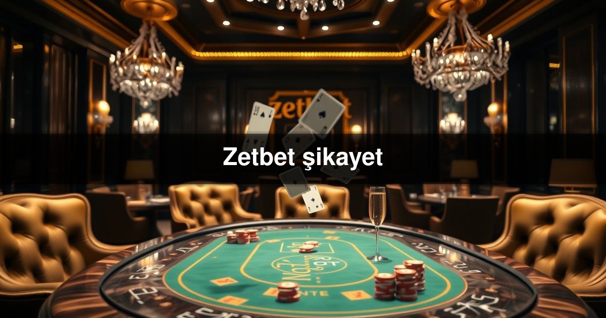 Zetbet şikayet